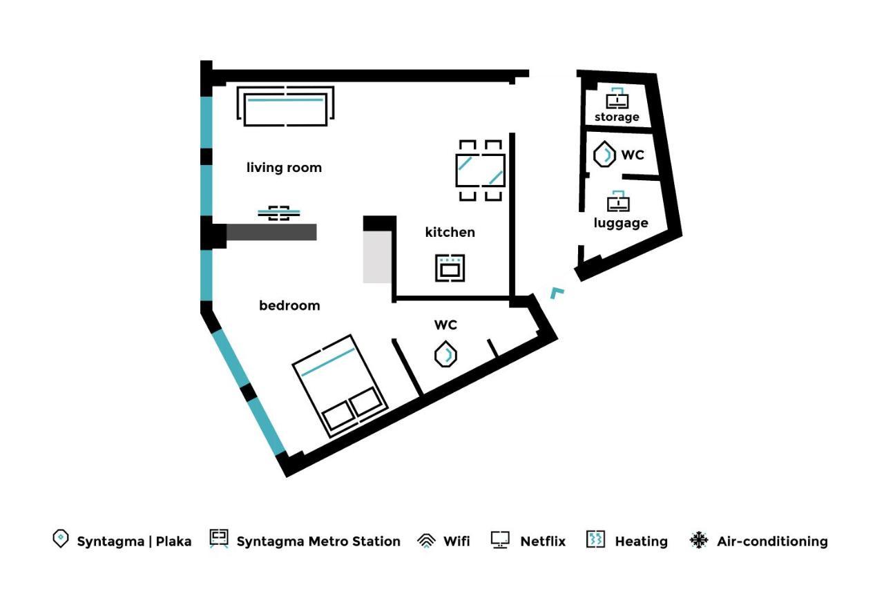 Luxury Apartments In Plaka By Upstreet Ateny Pokój zdjęcie